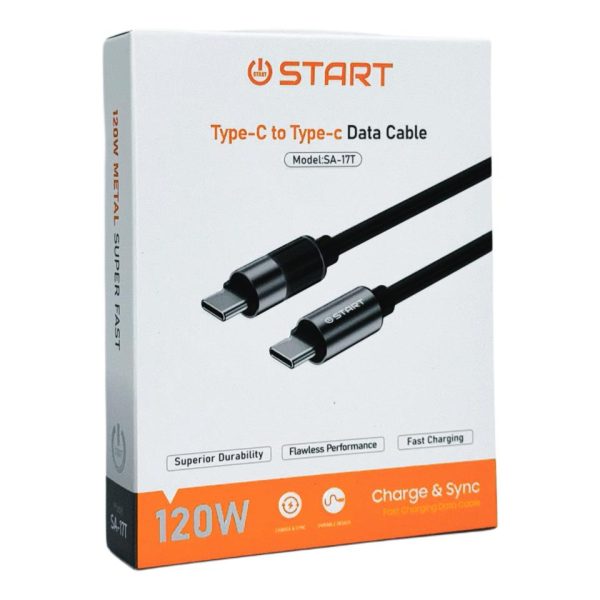 كابل START Type-C to Type-C  ST-17 T
